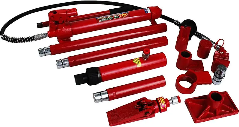 10-Ton Porta-Power Hydraulic Repair Kit – Heavy-Duty Frame Alignment & Straightening System