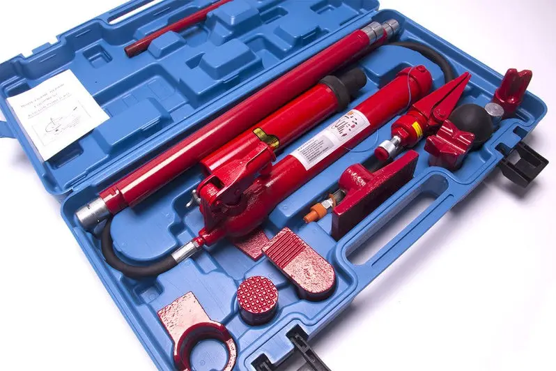 10-Ton Porta-Power Hydraulic Repair Kit – Heavy-Duty Frame Alignment & Straightening System