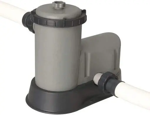 18' x 9' x 48" Metal Frame Above-Ground Pool Kit: Includes Sand Filter, Skimmer, and Vacuum 2