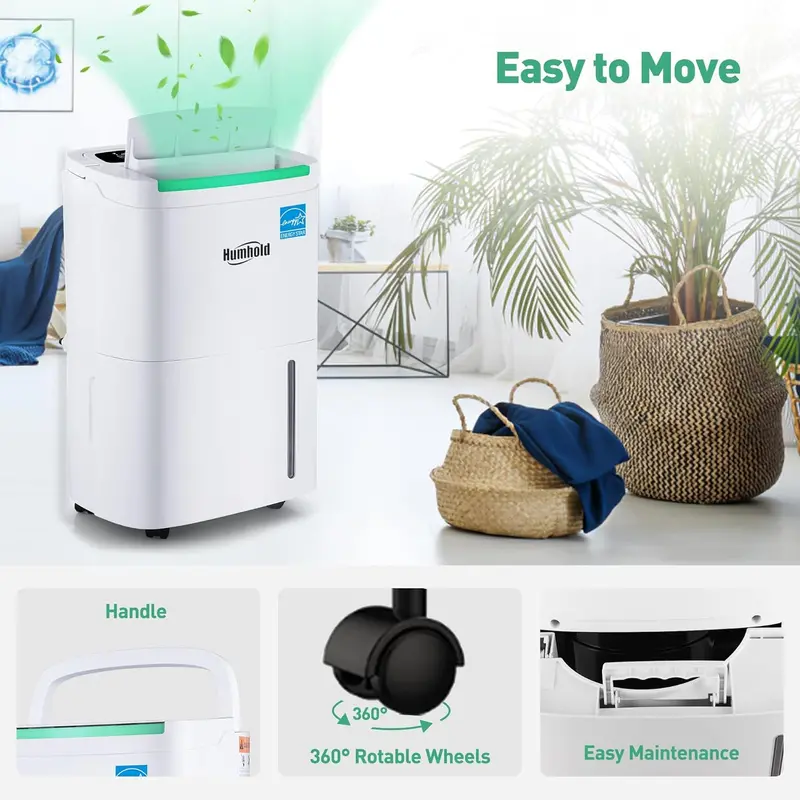 3-Mode Portable Air Conditioner – Remote-Controlled Cooler, Fan, and Dehumidifier for Spaces up to 700 Sq Ft
