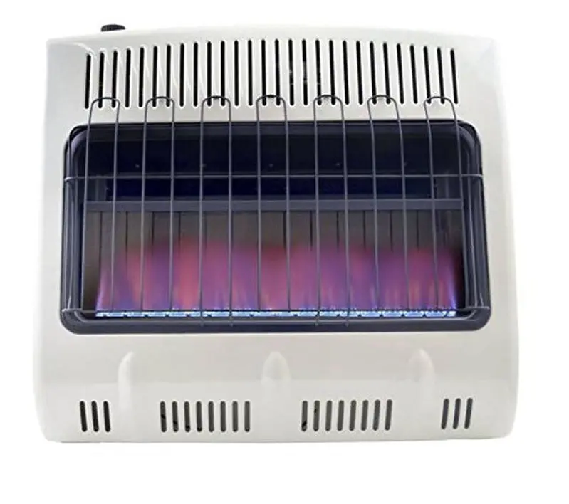 30,000 BTU Vent-Free Blue Flame Propane Heater in White