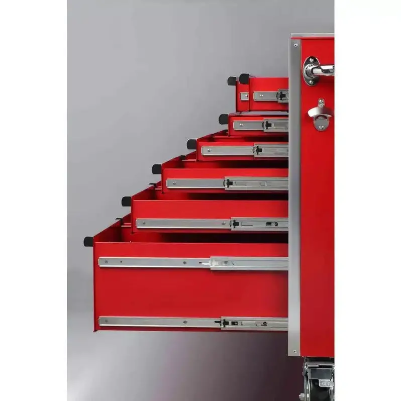 72-Inch Rolling Tool Chest – 15-Drawer Heavy-Duty Cabinet with Stainless Steel Top & Dual Locking Security