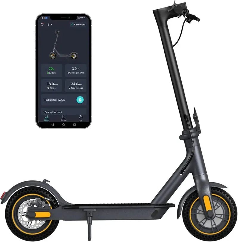 Adult Foldable Electric Scooter – 500W Motor, 10-Inch Puncture-Proof Tires, 18-Mile Range