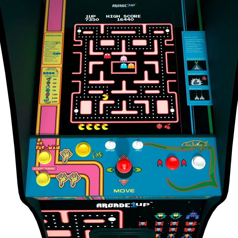 Arcade1Up Class of ’81 Retro Arcade Cabinet – Deluxe Blue Edition with Classic Games