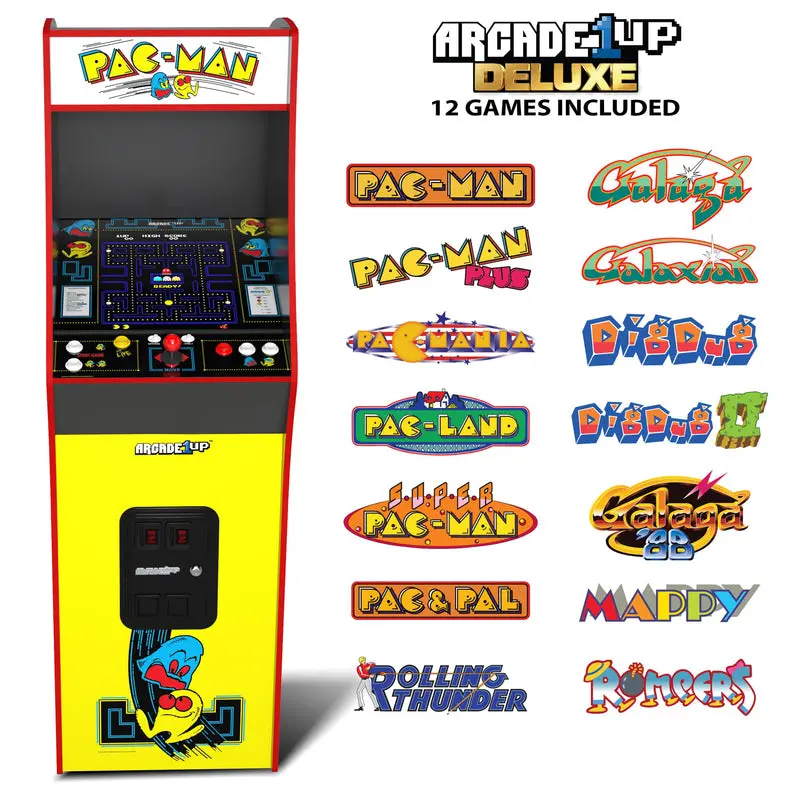 Arcade1Up Class of ’81 Retro Arcade Cabinet – Deluxe Blue Edition with Classic Games