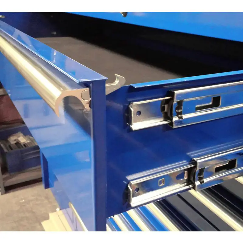 Extreme Tools THD552112RCBL Blue Roller Cabinet – 55" 12-Drawer Industrial-Grade Tool Chest with Smooth-Glide Slides