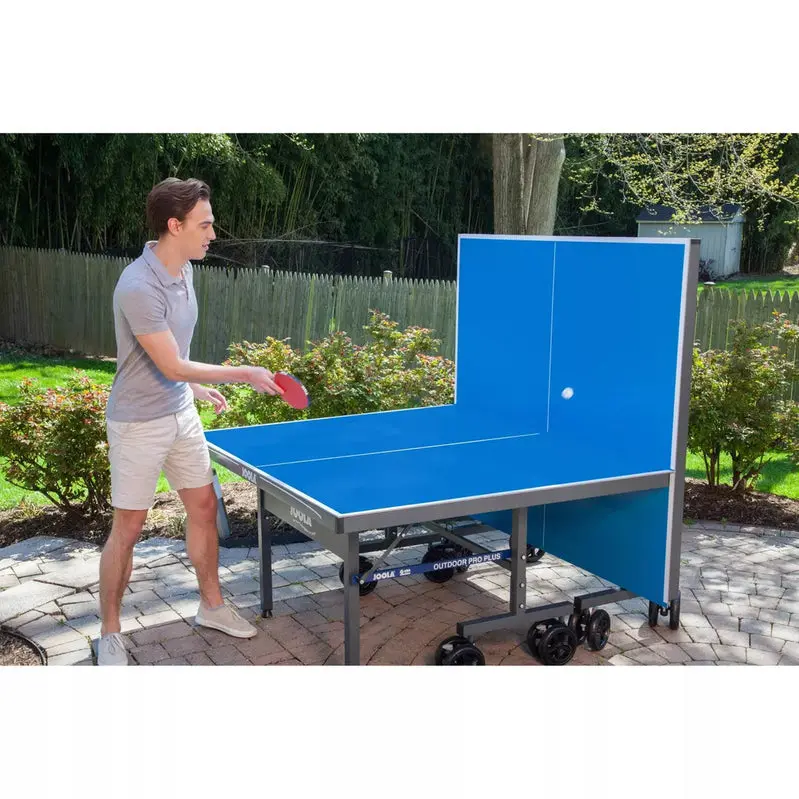 JOOLA Nova Pro Plus Corrosion-Resistant Ping Pong Table – Compact Folding Construction for Year-Round Outdoor Use