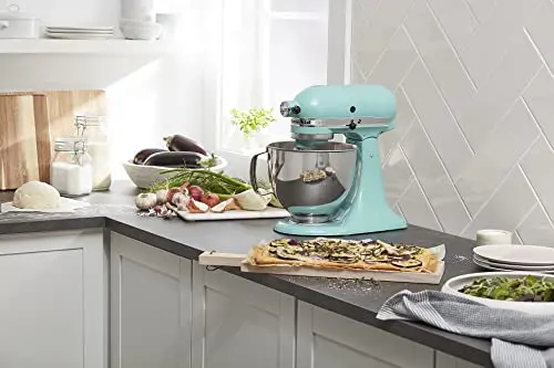 KitchenAid Artisan 5-Quart Stand Mixer with Pouring Shield – Tilt-Head Design for Controlled Ingredient Addition