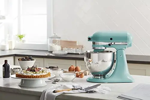 KitchenAid Artisan Tilt-Head Stand Mixer – 5-Quart Capacity with Optional Pouring Shield for Precision Mixing