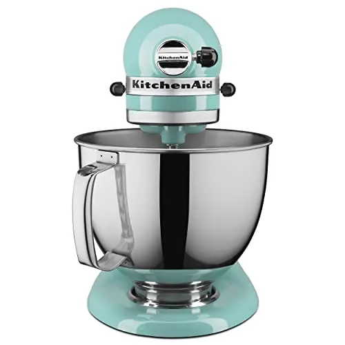 KitchenAid Artisan Tilt-Head Stand Mixer – 5-Quart Capacity with Optional Pouring Shield for Precision Mixing