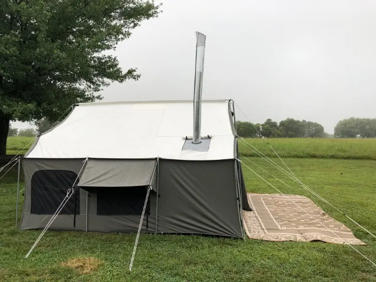 Kodiak Canvas 6170 Lodge Tent – Spacious Cabin-Style Outdoor Shelter with Stove Jack for Year-Round Heated Camping