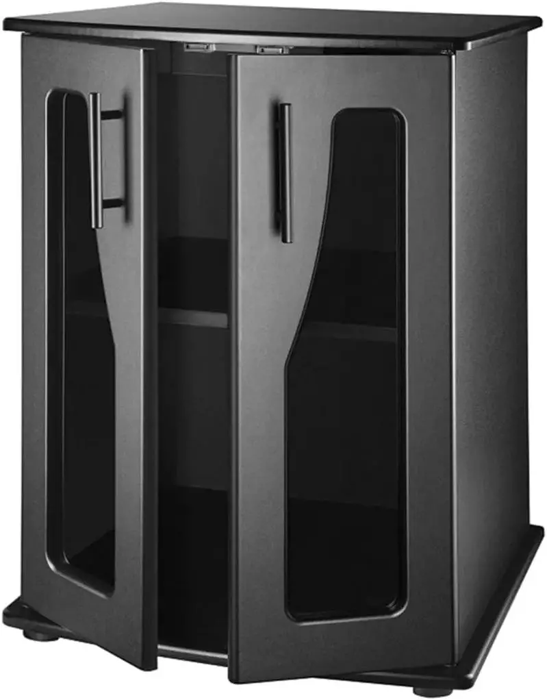 LED Aquarium Kit – 32-Gallon All-in-One Fish Tank System with Built-In Lighting, Cabinet Stand, and Starter Accessories