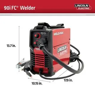 Lincoln Electric WELD-PAK 90i FC Flux-Cored Welder – No-Gas Wire Feed Welding Machine (Model K5255-1)