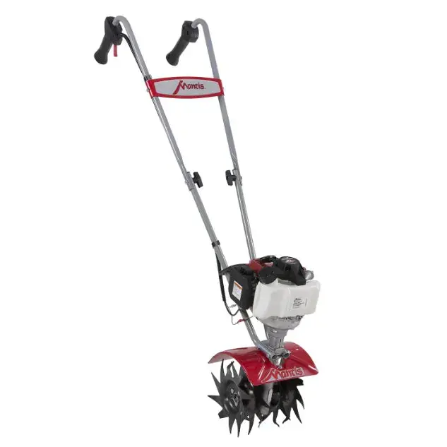 MANTIS 25 cc Compact Front-Tine Tiller – 9-Inch Cultivation Width Ideal for Small Plots