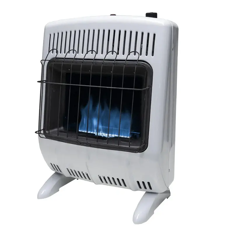 Mr. Heater Compact Blue Flame Vent-Free Propane Heater – 20,000 BTU Energy-Efficient Indoor Unit
