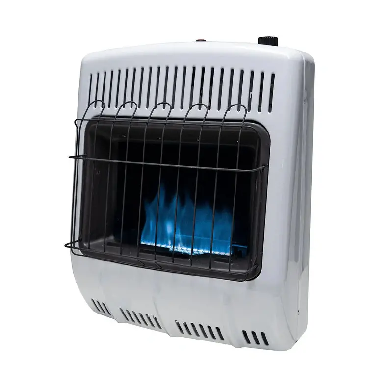 Mr. Heater Compact Blue Flame Vent-Free Propane Heater – 20,000 BTU Energy-Efficient Indoor Unit