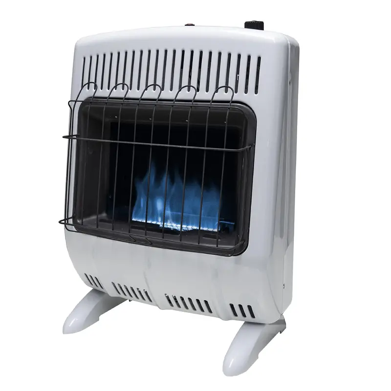 Mr. Heater F232000 MHU20B Vent-Free Propane Heater – 20,000 BTU Blue Flame Unit for Indoor Spaces