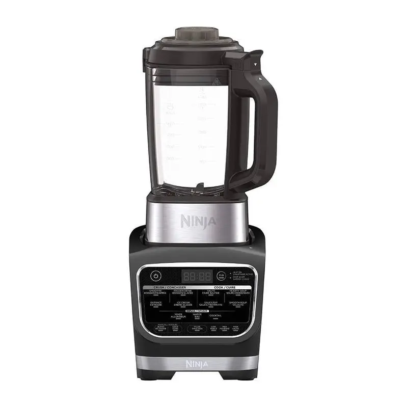 Ninja HB152 Dual-Temp Blender – 1400 Peak Watts, Heat-Resistant 64 oz Glass Pitcher, Premium Matte Black Finish