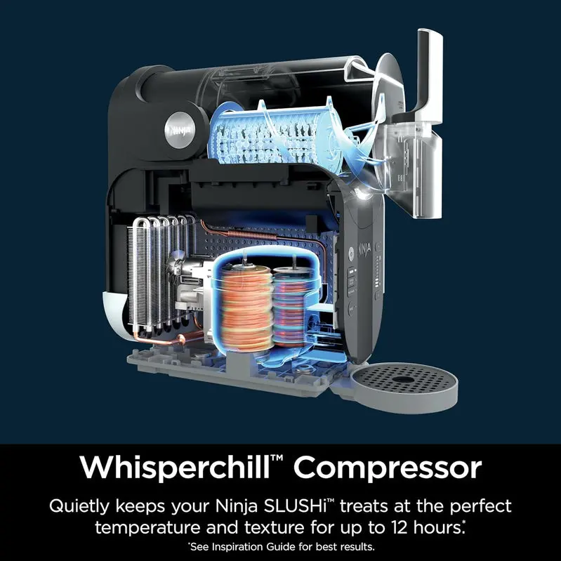 Ninja SLUSHi Frozen Drink Machine – 88 oz Capacity with Five Preset Programs and Compact Black Design
