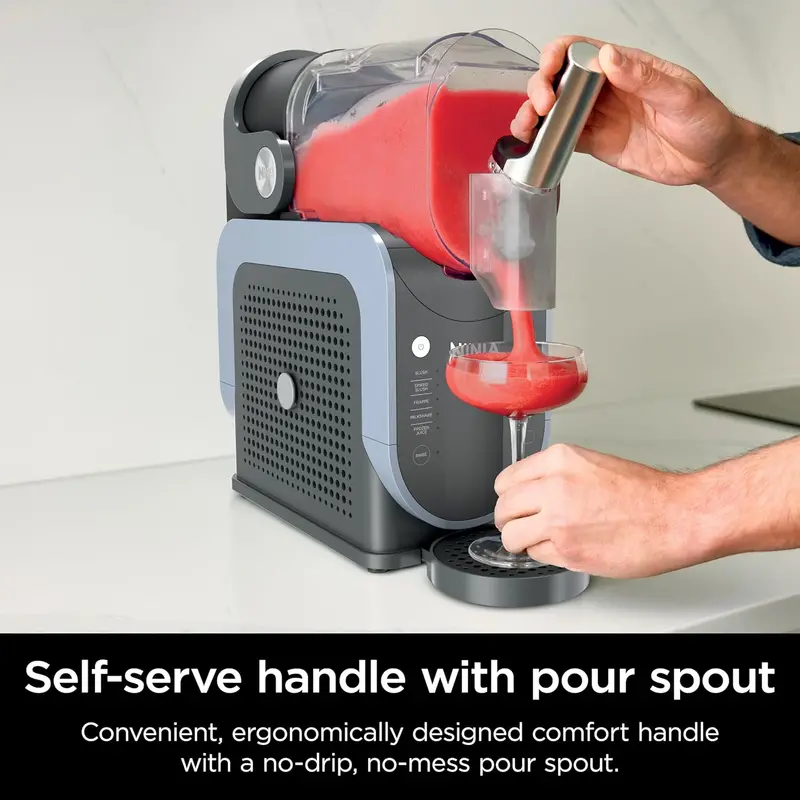 Ninja SLUSHi Frozen Drink Maker — 88-Oz Capacity, 5 Preset Programs & Sleek Black Countertop Design