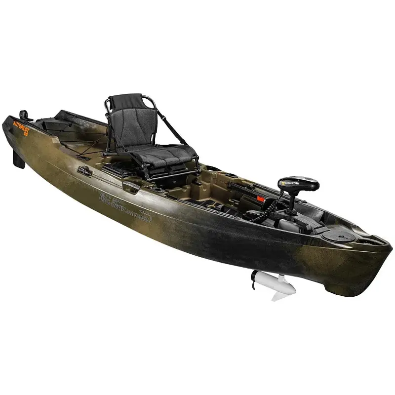 Old Town Sportsman AutoPilot 120 Angling Kayak – 12 ft Motor-Ready Hull with Seamless Minn Kota Compatibility