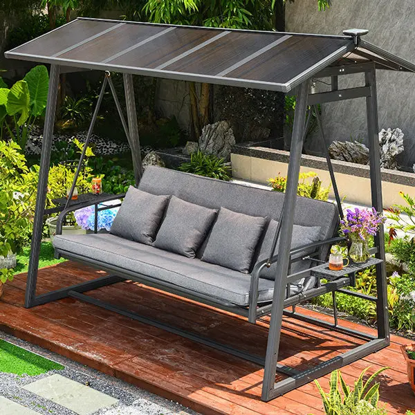 Outdoor Patio Swings – Clearance Hanging Swing Seats for Backyard Leisure & Social Enjoyment