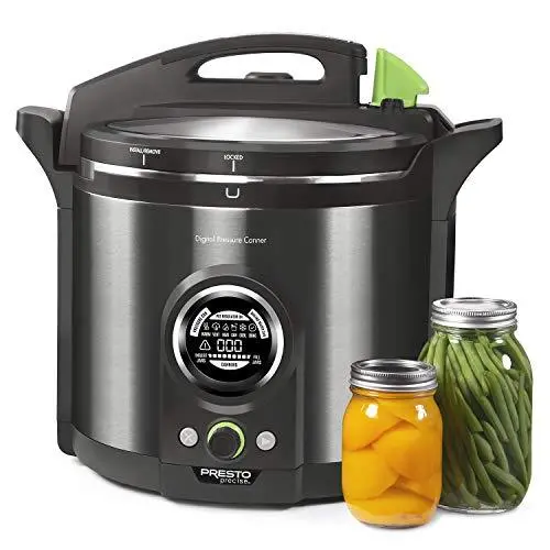 Presto Digital Pressure Canner – 12-Quart Stainless Steel Model with Smart Controls