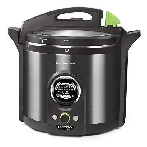 Presto Digital Pressure Canner – 12-Quart Stainless Steel Model with Smart Controls