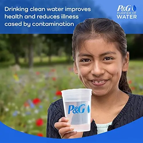 Procter & Gamble Water Purification Packets – 240 Emergency Tablets for Safe Drinking Water in Outdoor or Crisis Situations