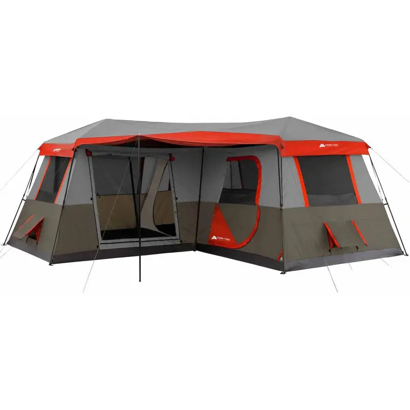 Quick-Setup 12-Person Cabin Tent – Lightweight, Portable Camping Shelter with Streamlined Assembly