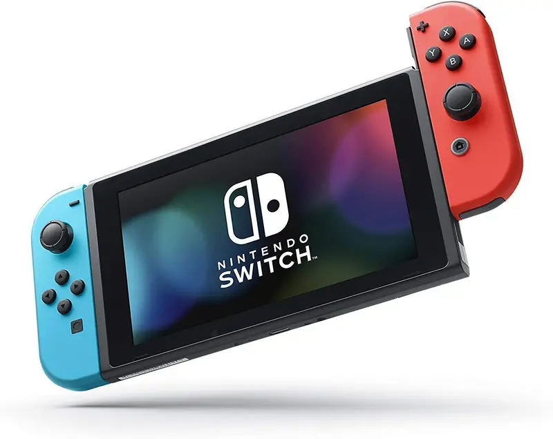 Refurbished Neon Red and Blue Joy-Con Controllers — Compatible with Nintendo Switch Systems
