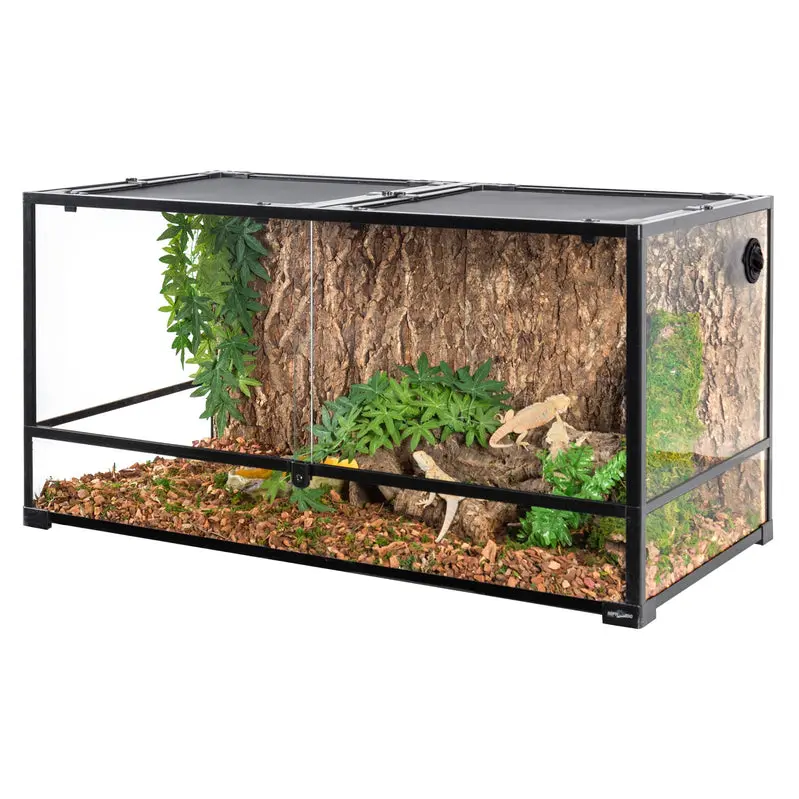 REPTIZOO 120-Gallon Front-Access Reptile Habitat – Extra-Large Enclosure