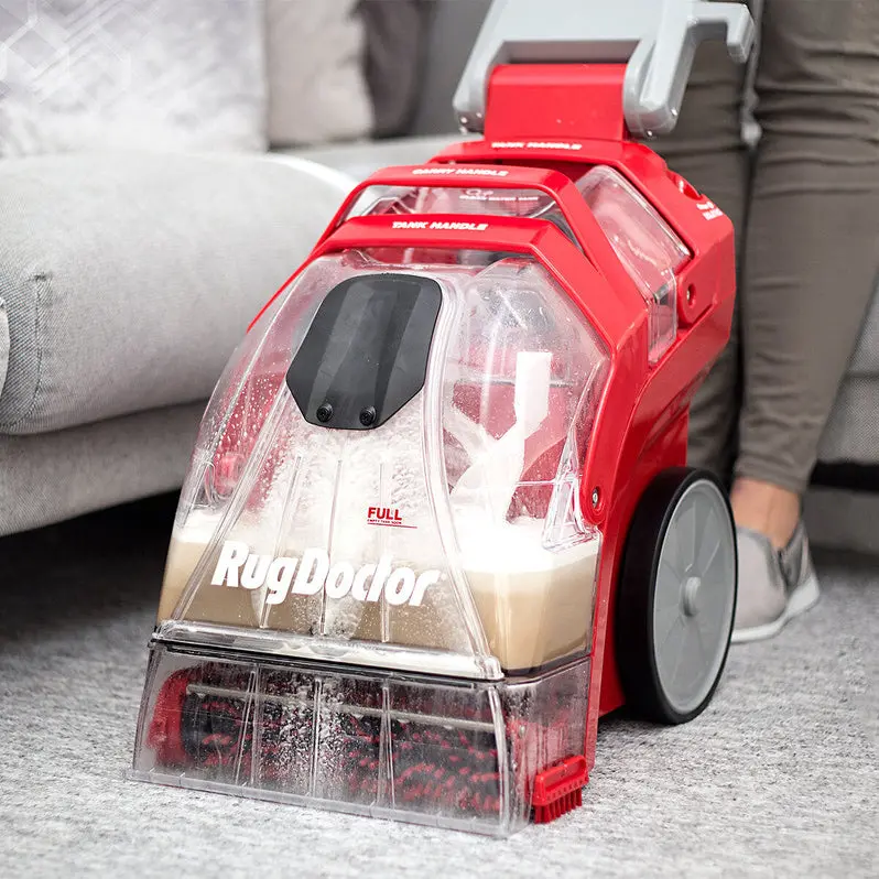 Rug Doctor Deep Clean Upright Carpet Cleaner – Heavy-Duty Extraction Machine with 2-Liter Detergent Kit