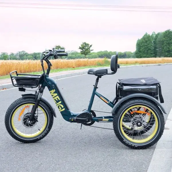 SILVERADO 20 Electric Fat-Tire Trike – 48V/14Ah Battery, 750W Motor, Foldable Frame (330 lb Max Load)