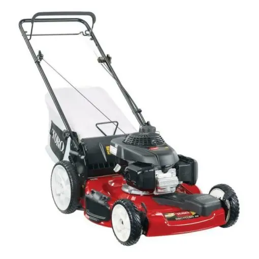 Toro 22-Inch Self-Propelled Gas Lawn Mower – Honda Engine, High-Wheel Design, and Adjustable Speed Control